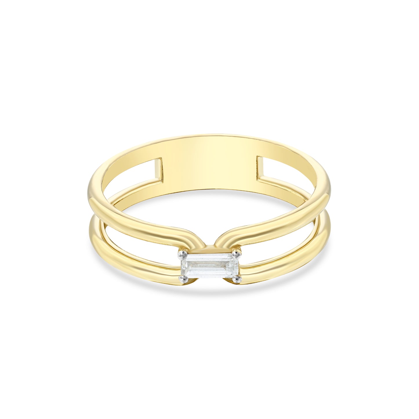 Eternal Glow-Baguette Blaze Ring