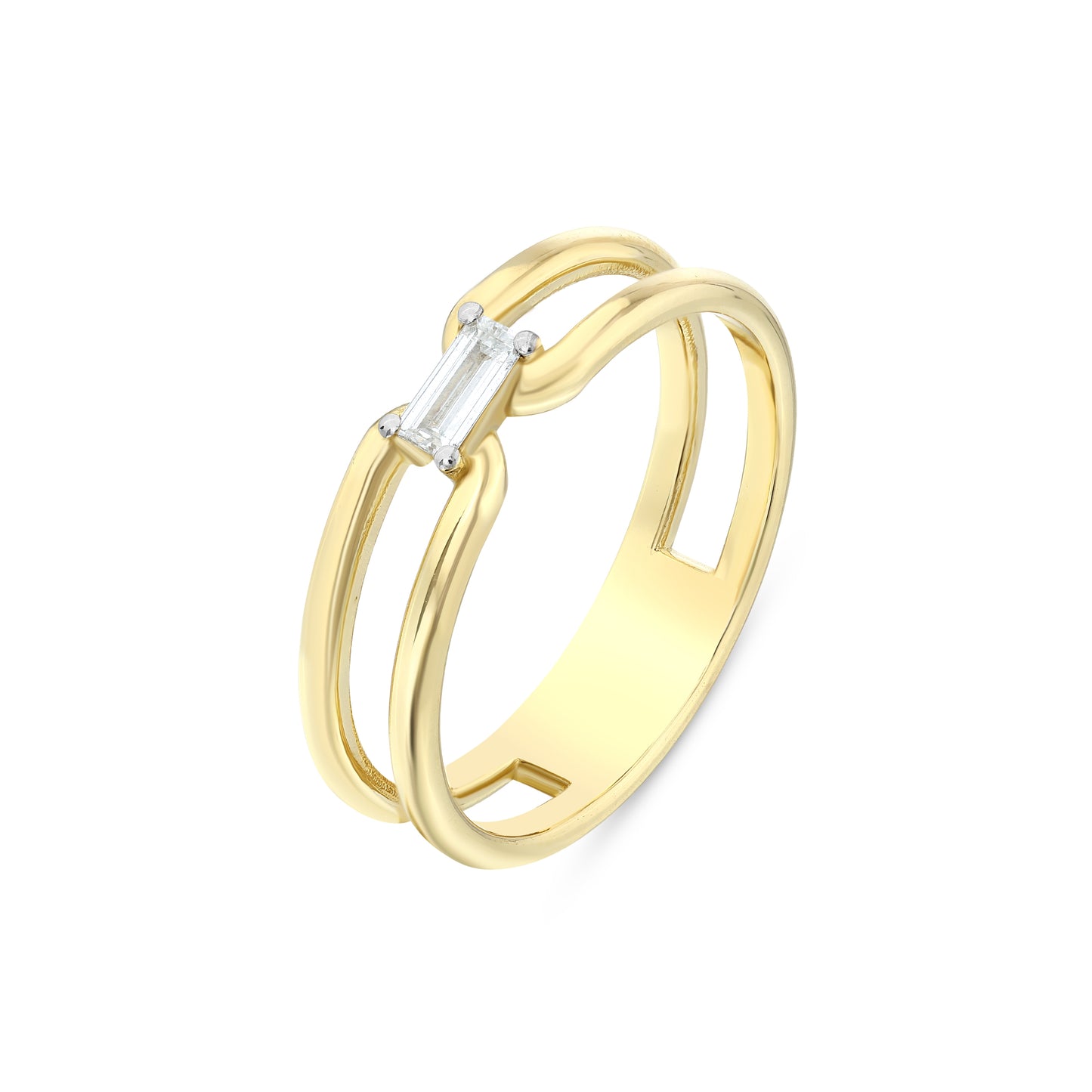 Eternal Glow-Baguette Blaze Ring