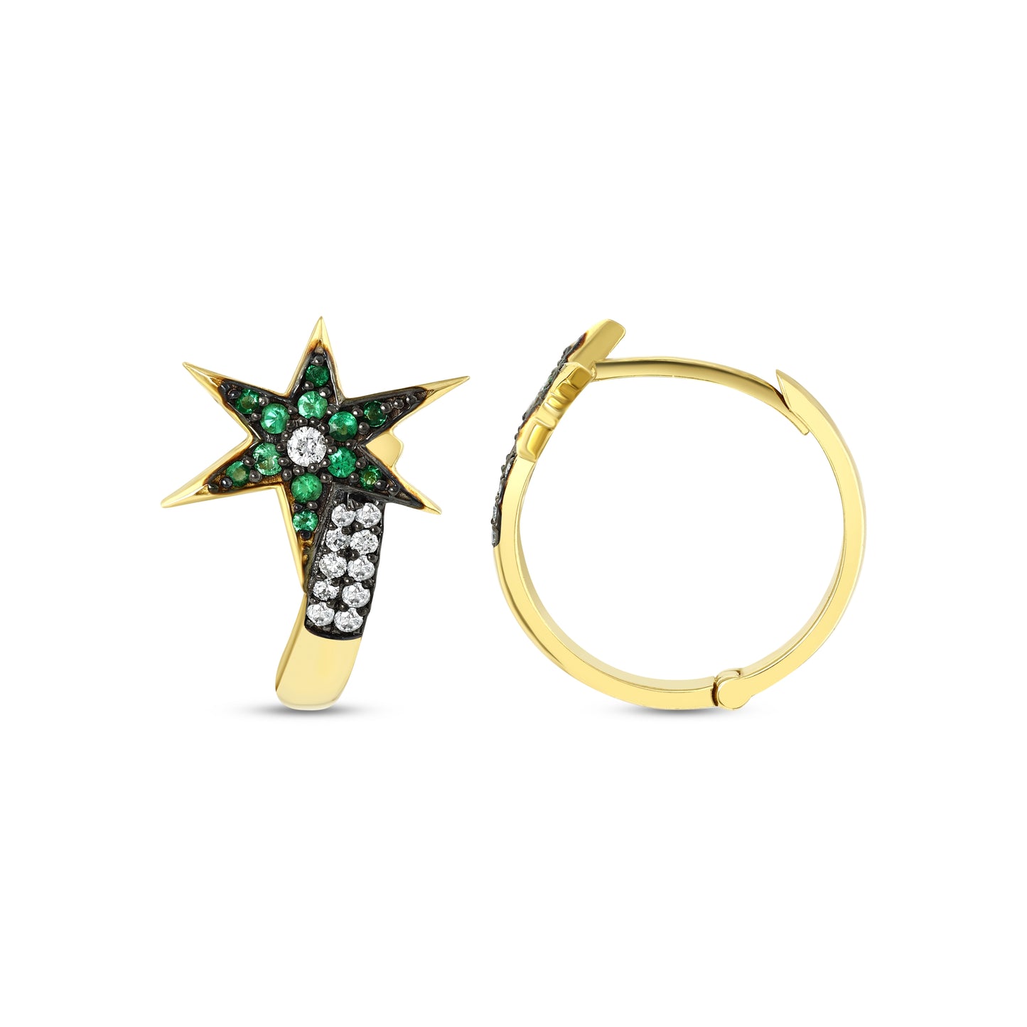 Evergreen Hoops Earrings