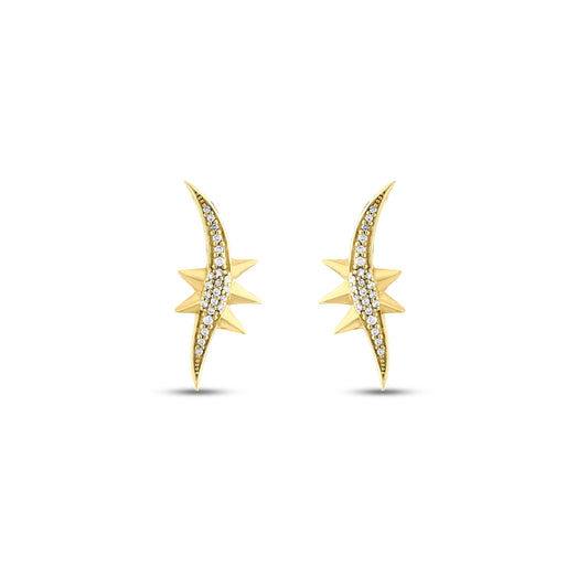Slash Curve Earrings